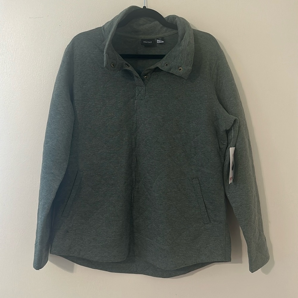 NWT Marmot Women’s Roice Pullover LS Snap Top Sweatshirt